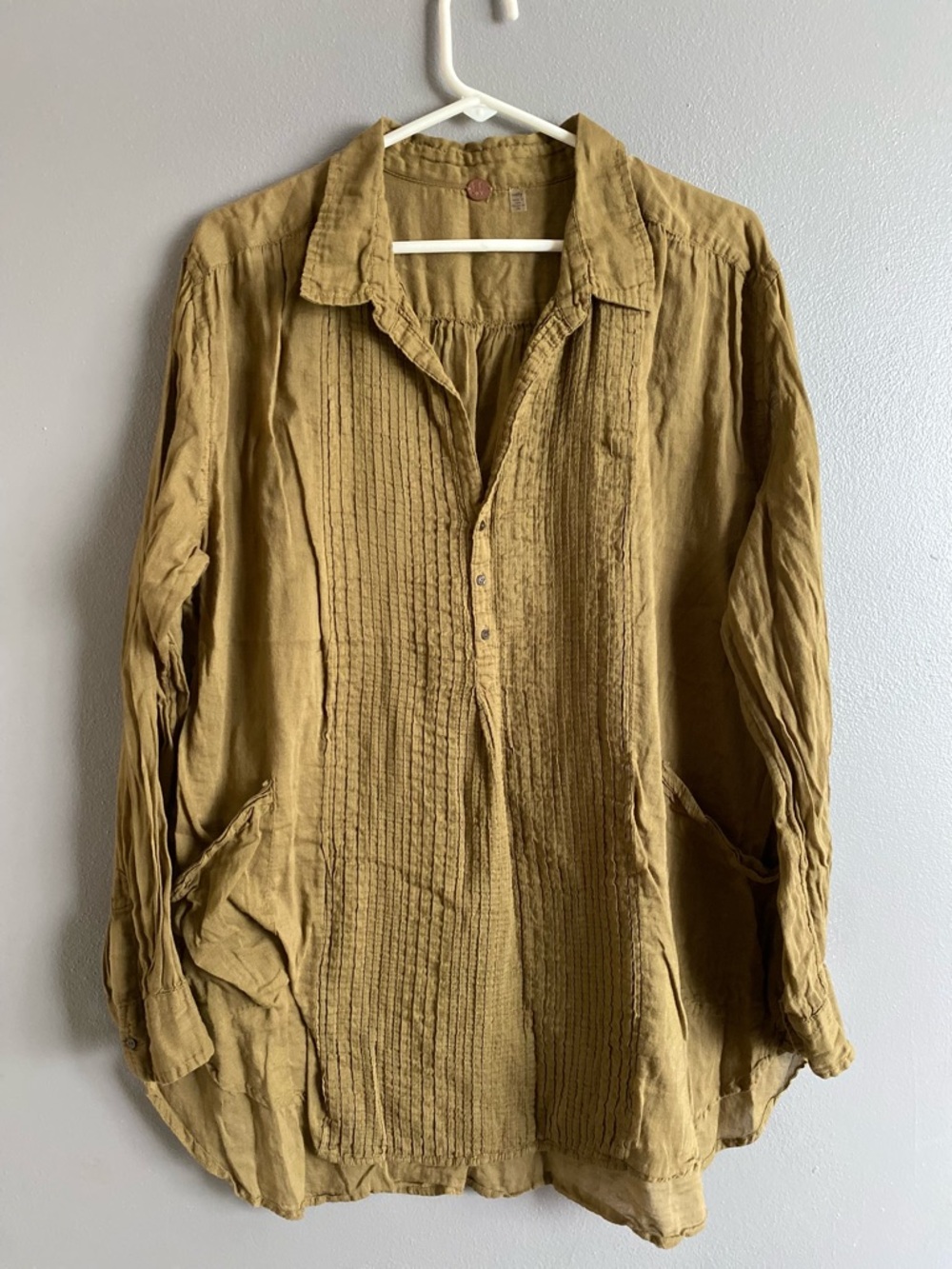 Free People One Flowy Tunic Blouse Women’s XS oversized